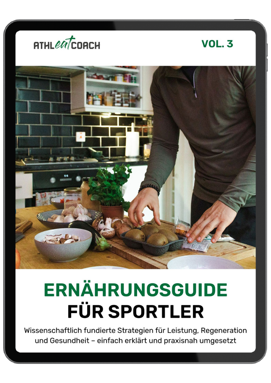 Ernährungsguide für Sportler_mockup ERNAHRUNGS GUIDE